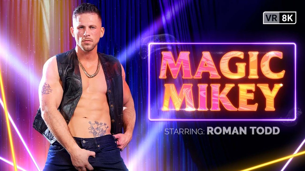 Magic Mikey gay VR porn with Roman Todd from VRB Gay